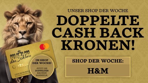 Cash Back Shop der Woche H&M Cash Back Shop der Woche H&M